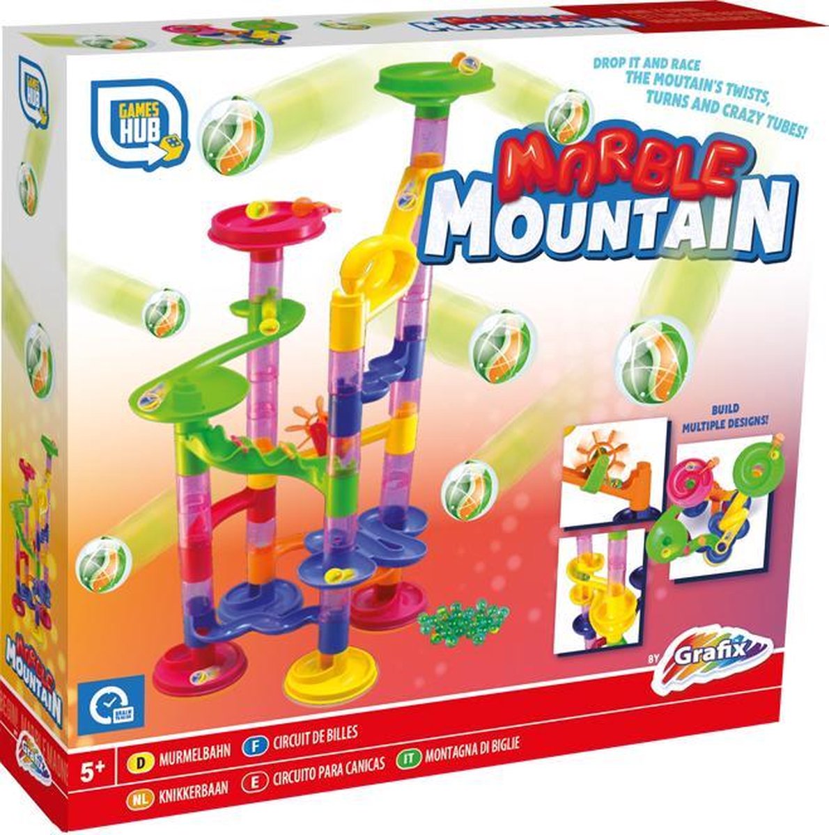 Knikkerbaan | Marble Mountain | 50-delig