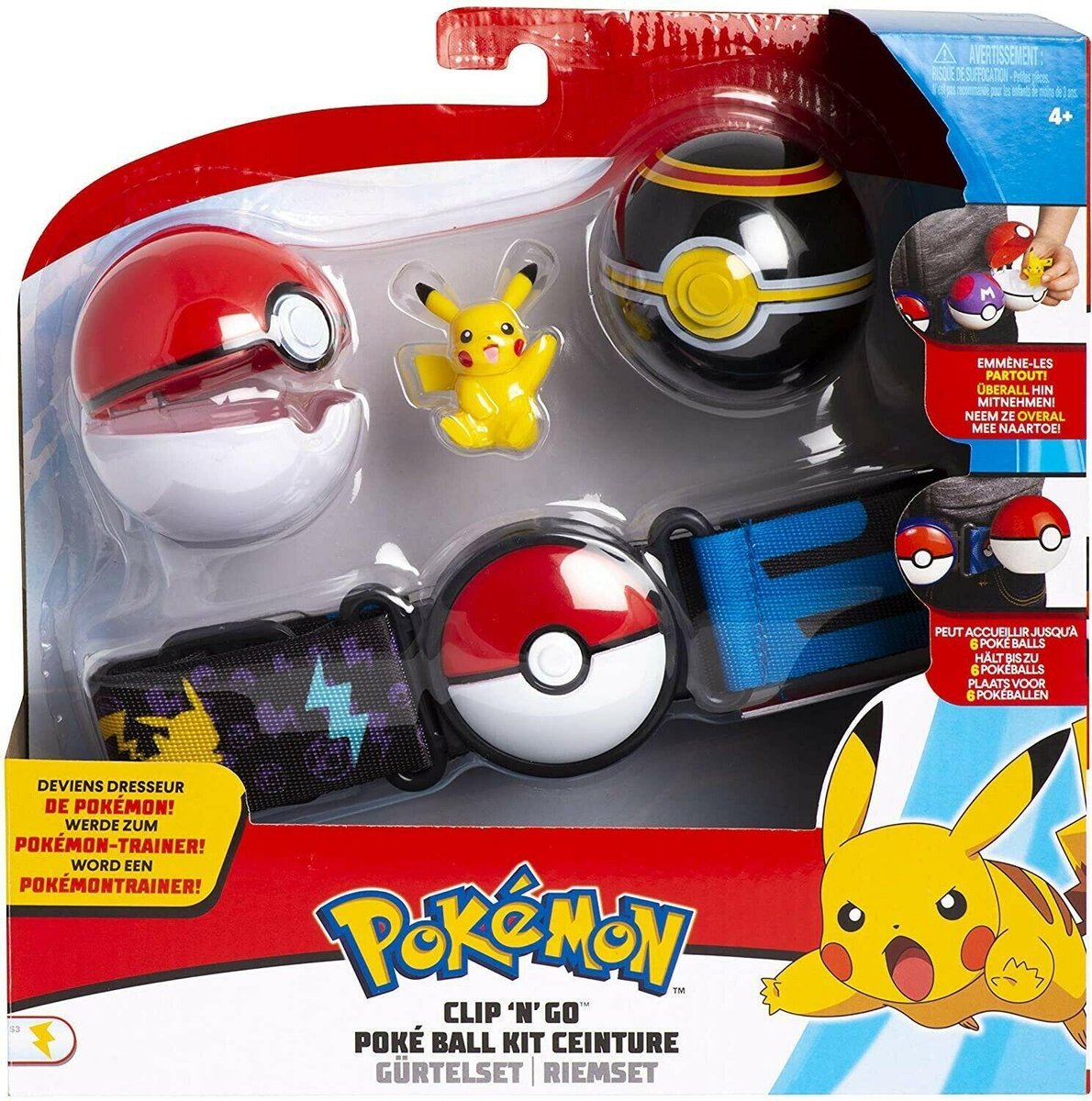 Pokémon Clip ‘N Go Poké Ball Gordelset - Transport Ball
