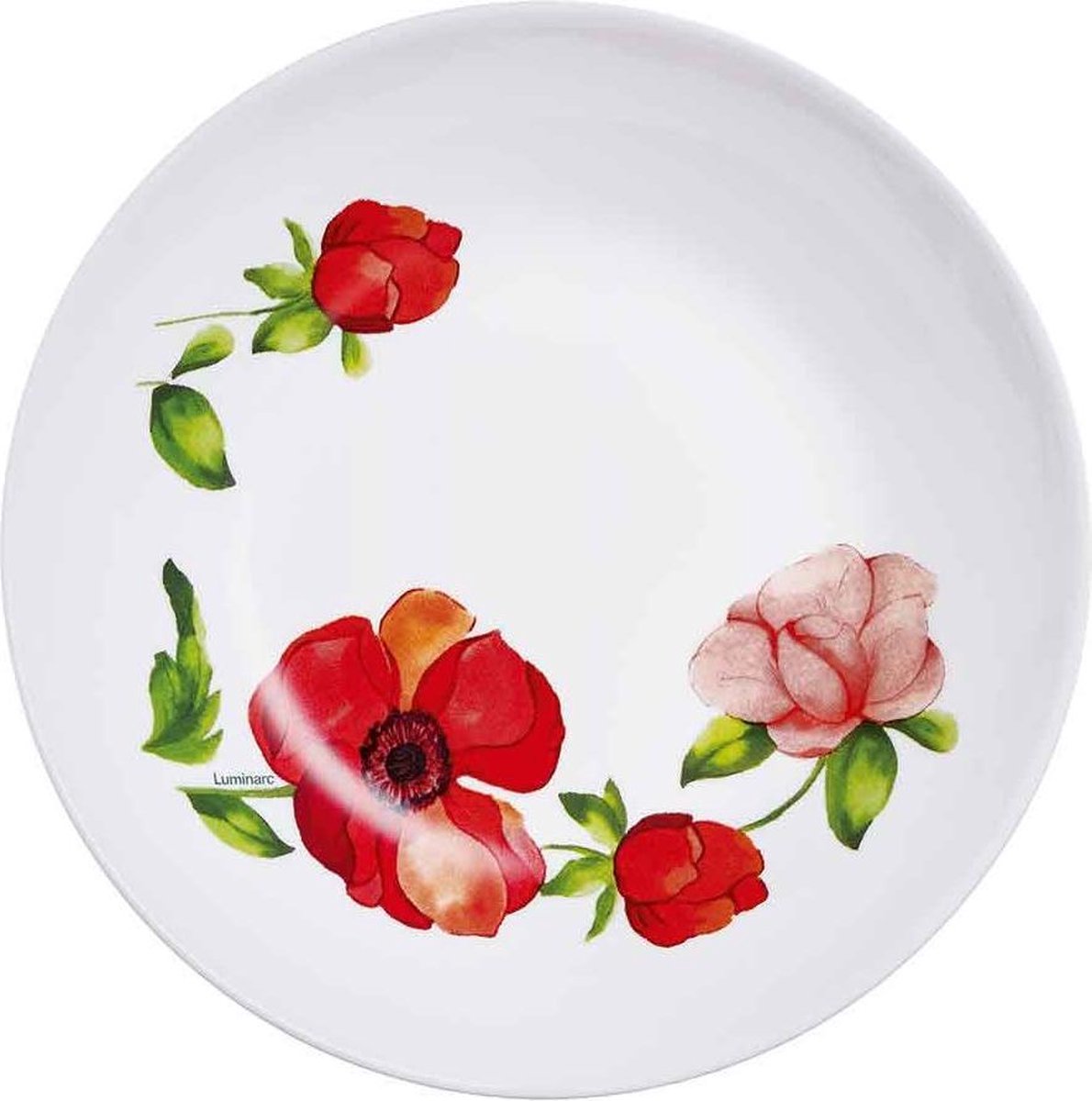 Bergamote Diep Bord met Bloemenprint - Ø 20cm