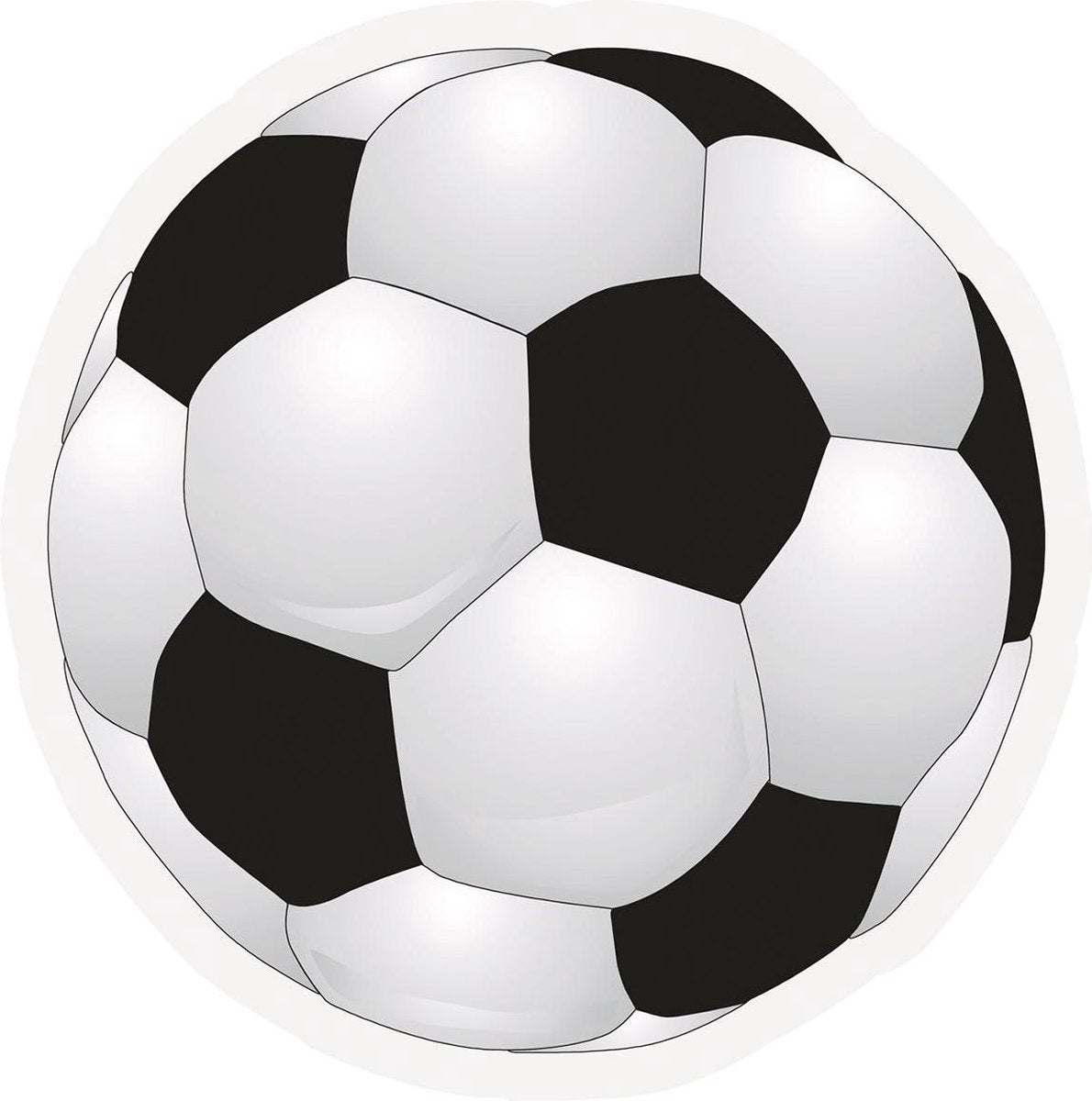 Raamsticker voetbal statisch 40 cm - .