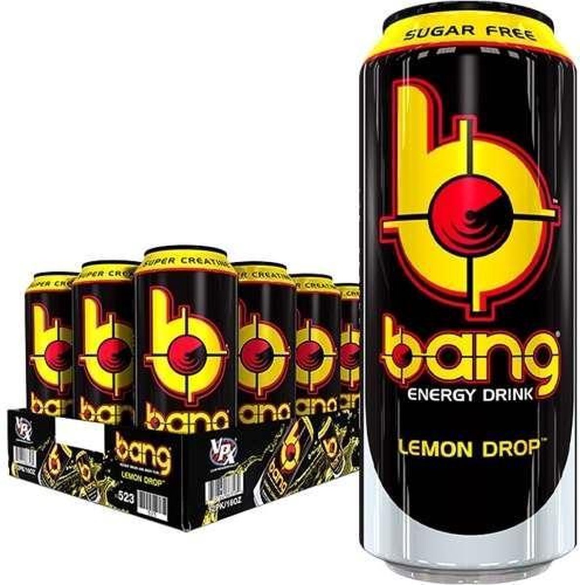 Bang Energy Drink RTD 12x 500ml Lemonade Drop
