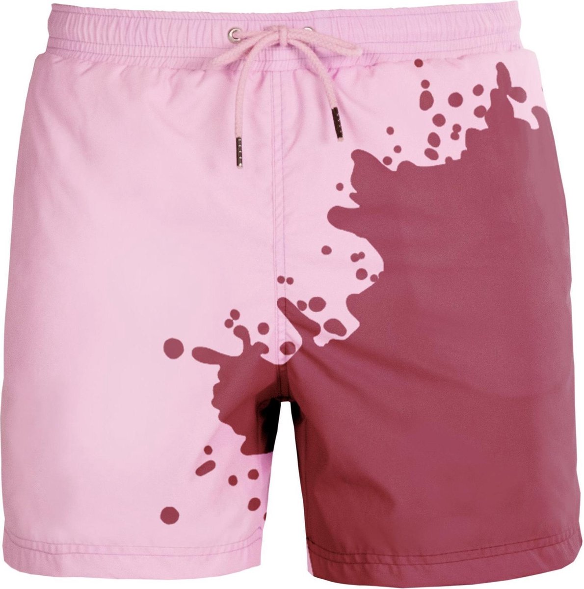 Bordeaux - Roze | Kleurveranderende zwembroek
