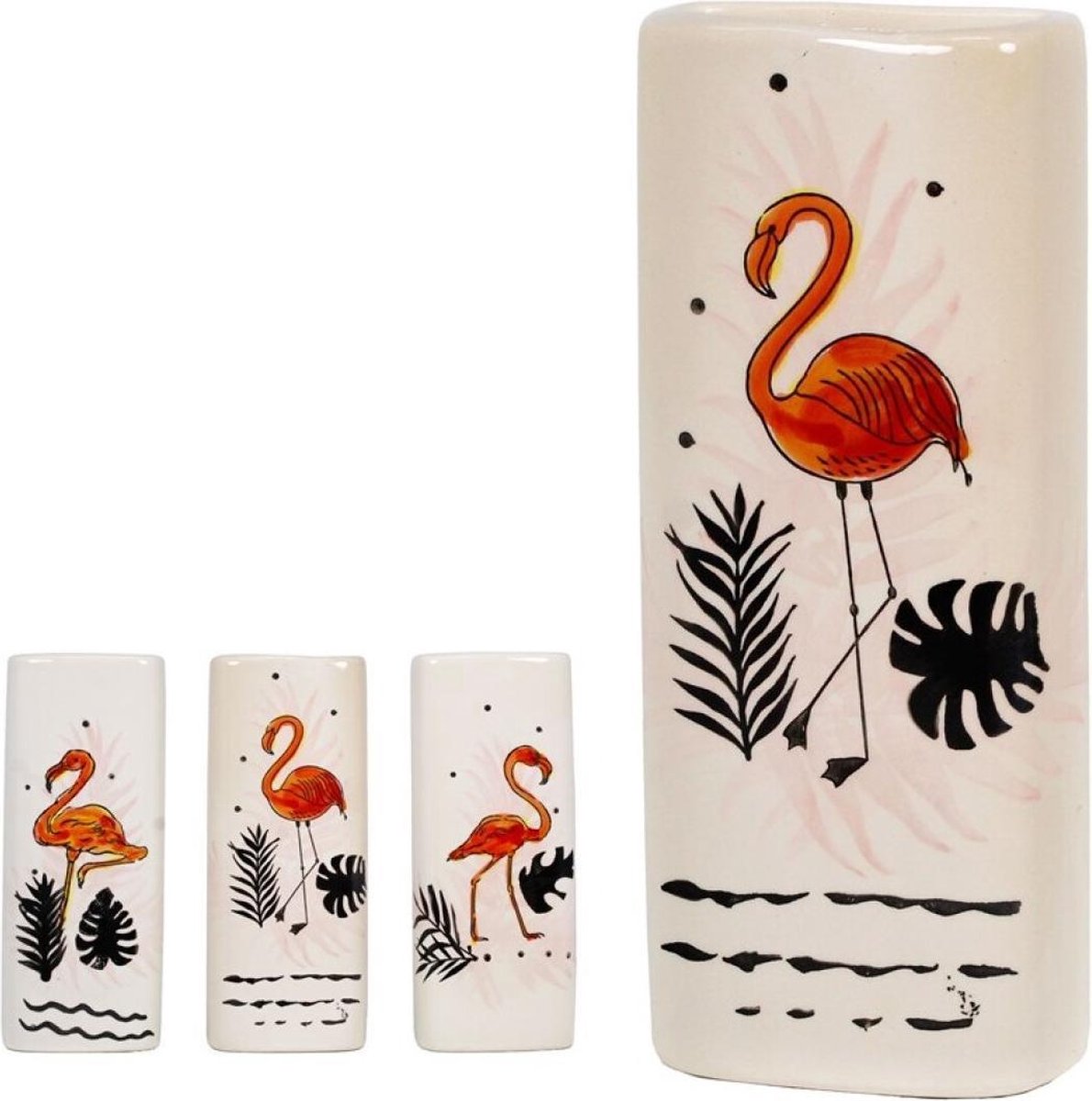 Flamingo radiator bak luchtbevochtiger / waterverdamper rechthoekig 18 cm - Waterverdampers verwarming - Kinderkamer