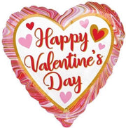 Anagram Folieballon Happy Valentine's Day 45 Cm Roze/rood