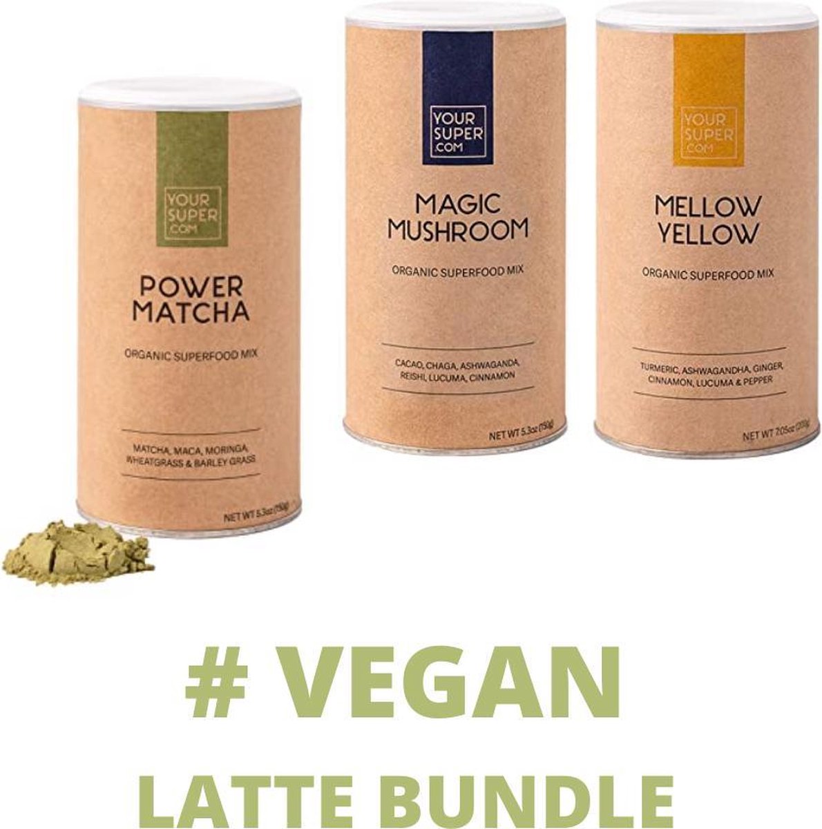 Your Super - VEGAN LATTE BUNDLE - Meer energie