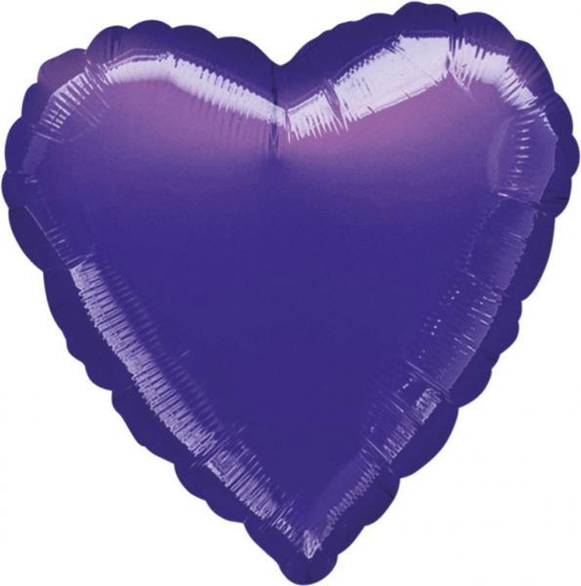 Standaard "Metallic Paars" Folie Ballon Hart