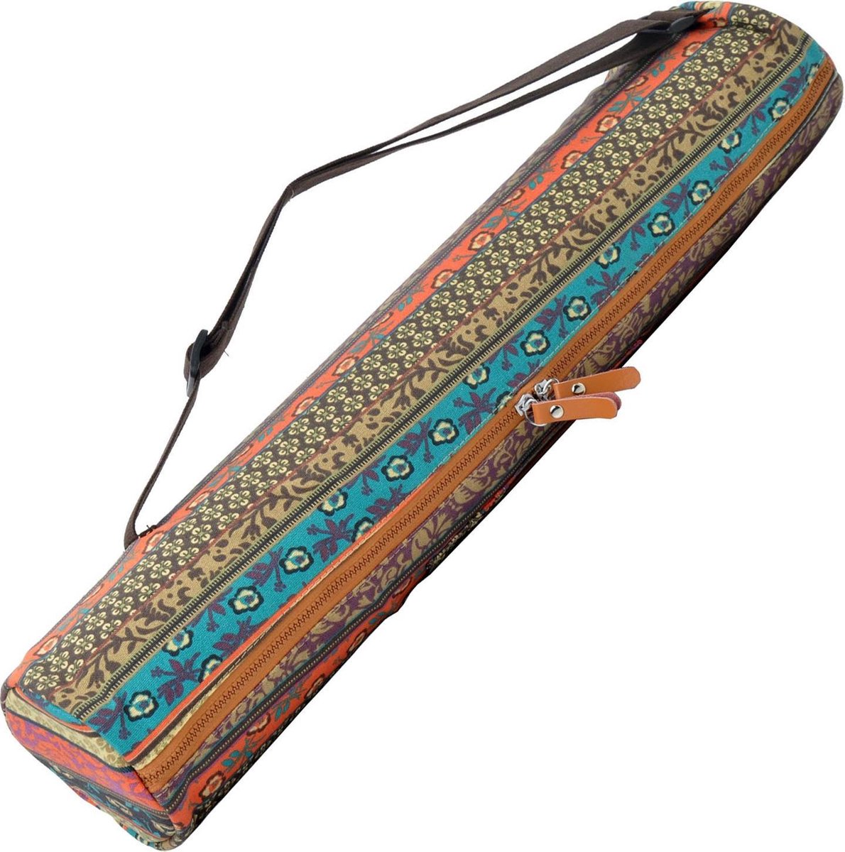#DoYourYoga - yogatas - »Sunita« - yogabag van canvas - 68 x 20 cm. - Patroon 2