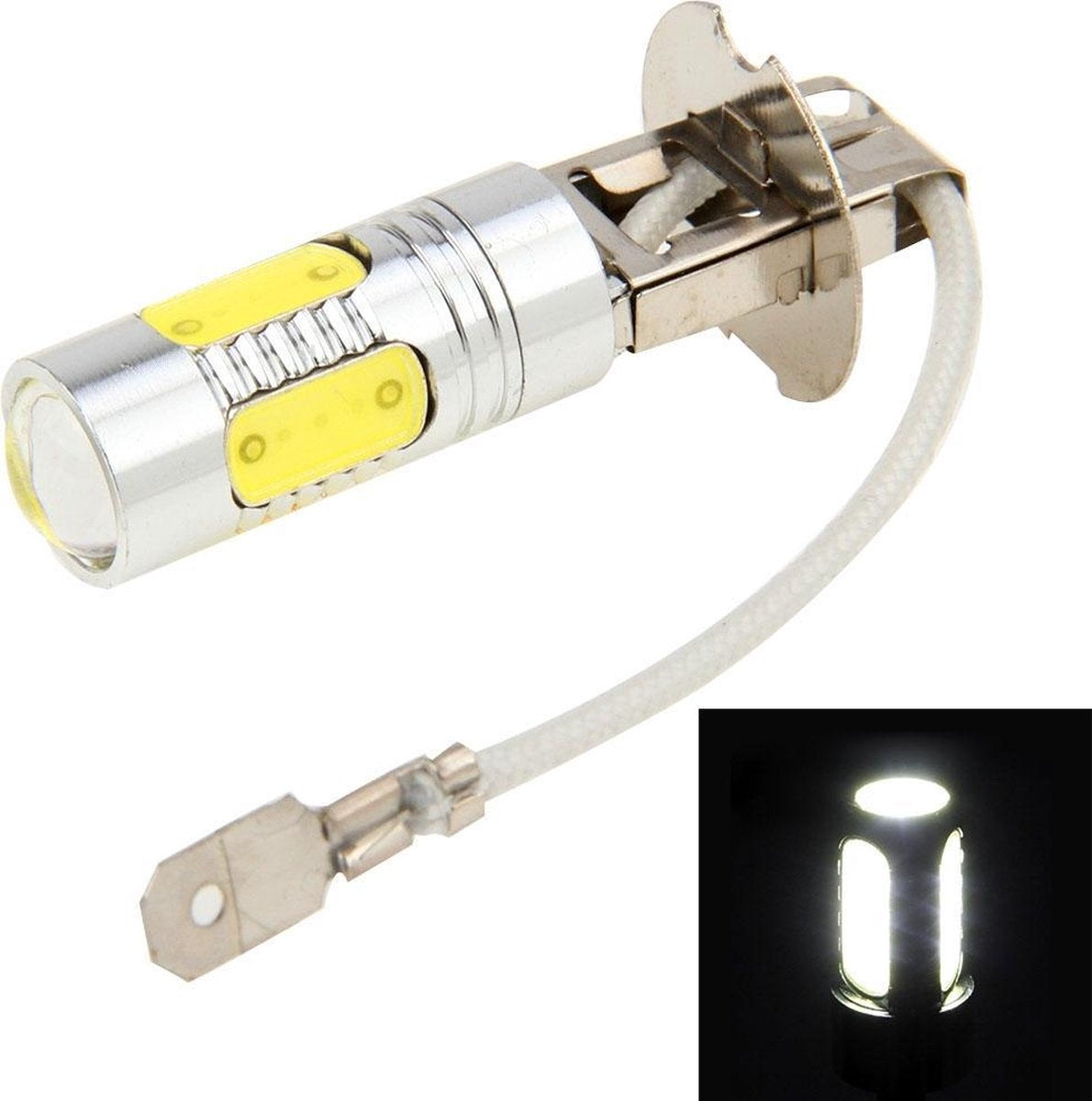 H3 6W Wit LED-mistlamp voor voertuigen