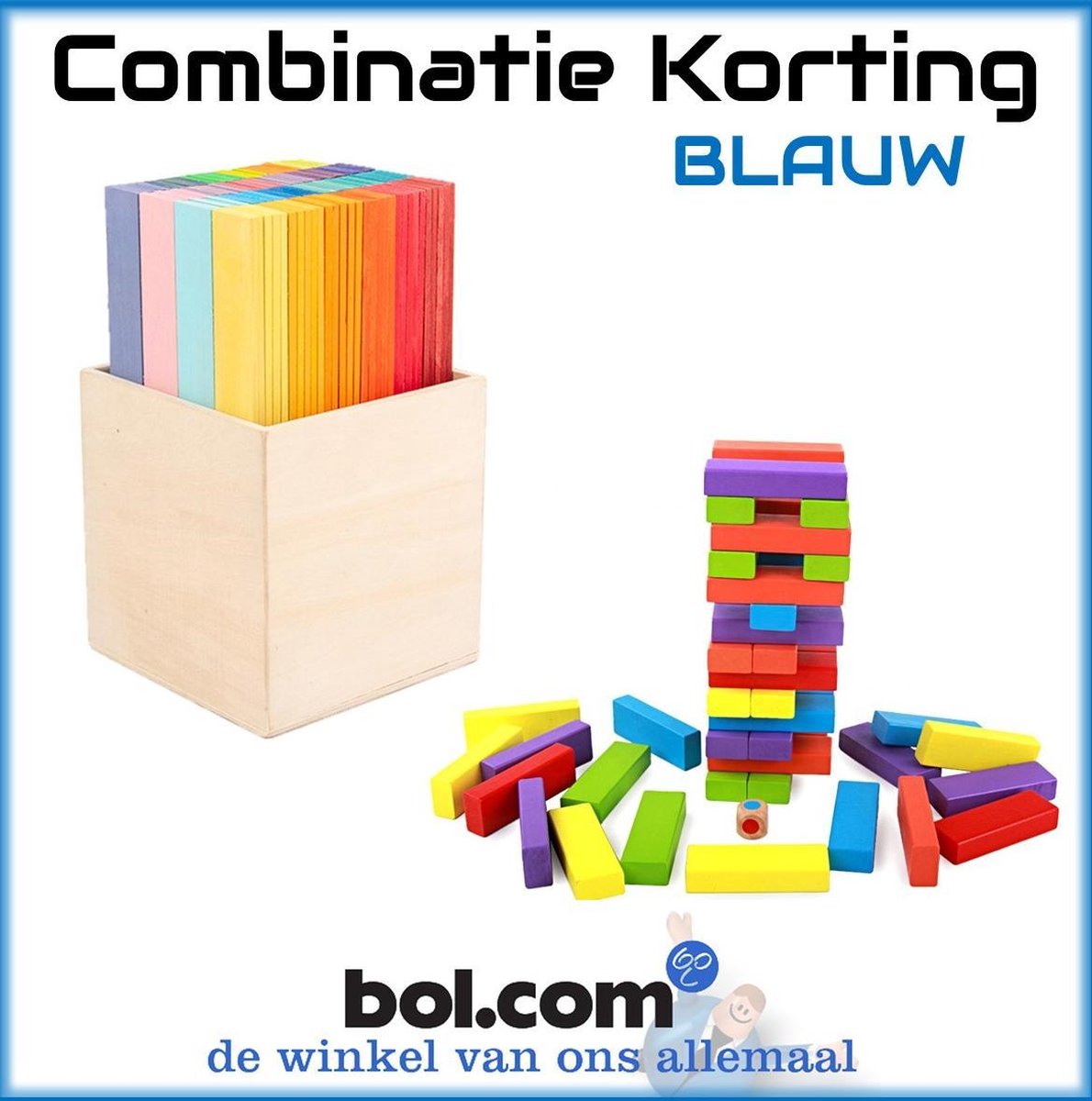 CRISPY | Bouwblokken Combinatie Set | Open Ended Play! | Montissori Speelstenen | Educatief Speelgoed | Leonardo's Bridge | Tumbling Tower | 2 SETS!!