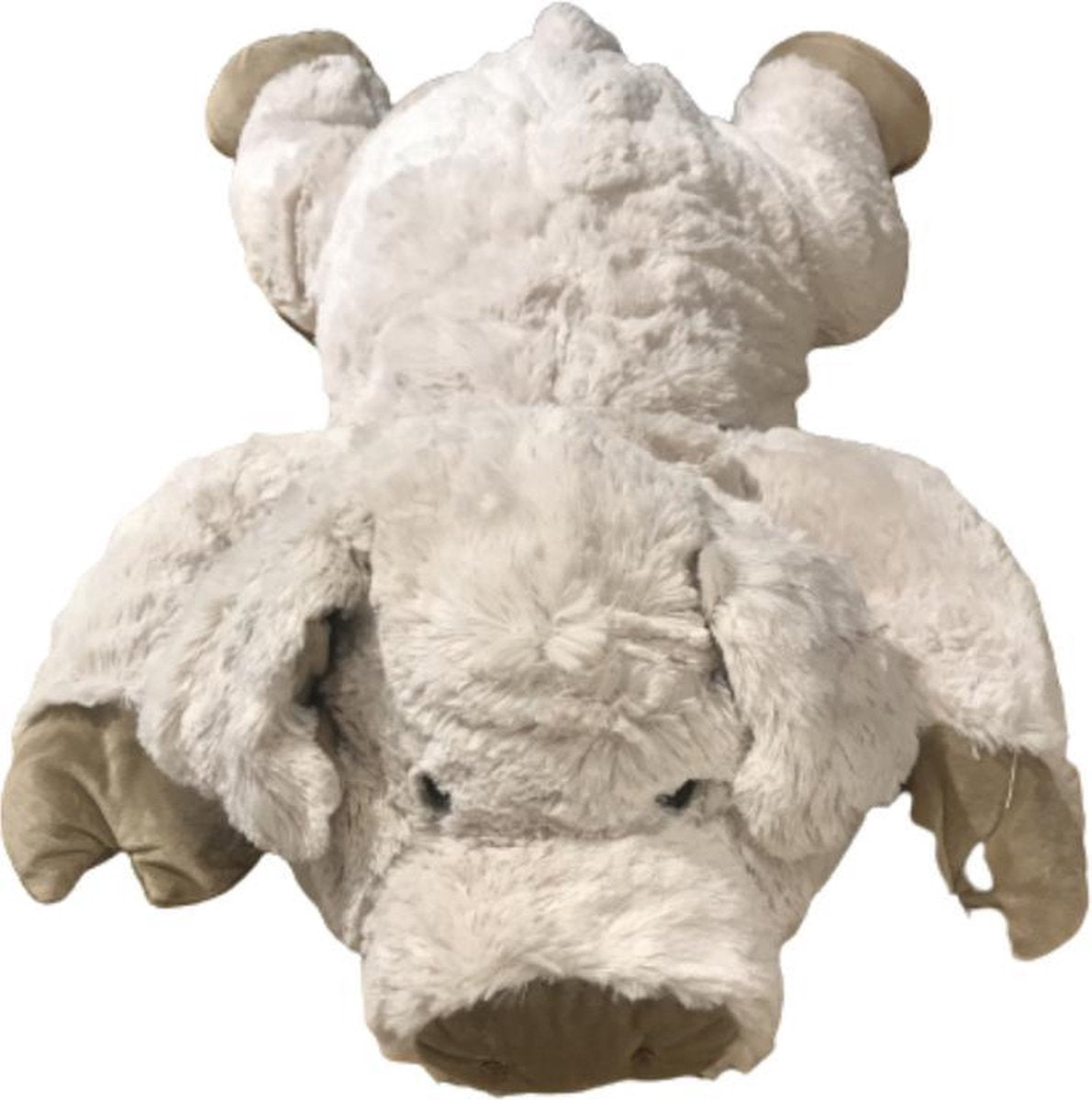 Knuffel  varken groot 100 % polyester | super zacht | 70 cm | beige
