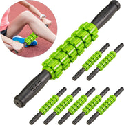 relaxdays 8 x massageroller - trigger point massage - massage stick - handvatten – fitness