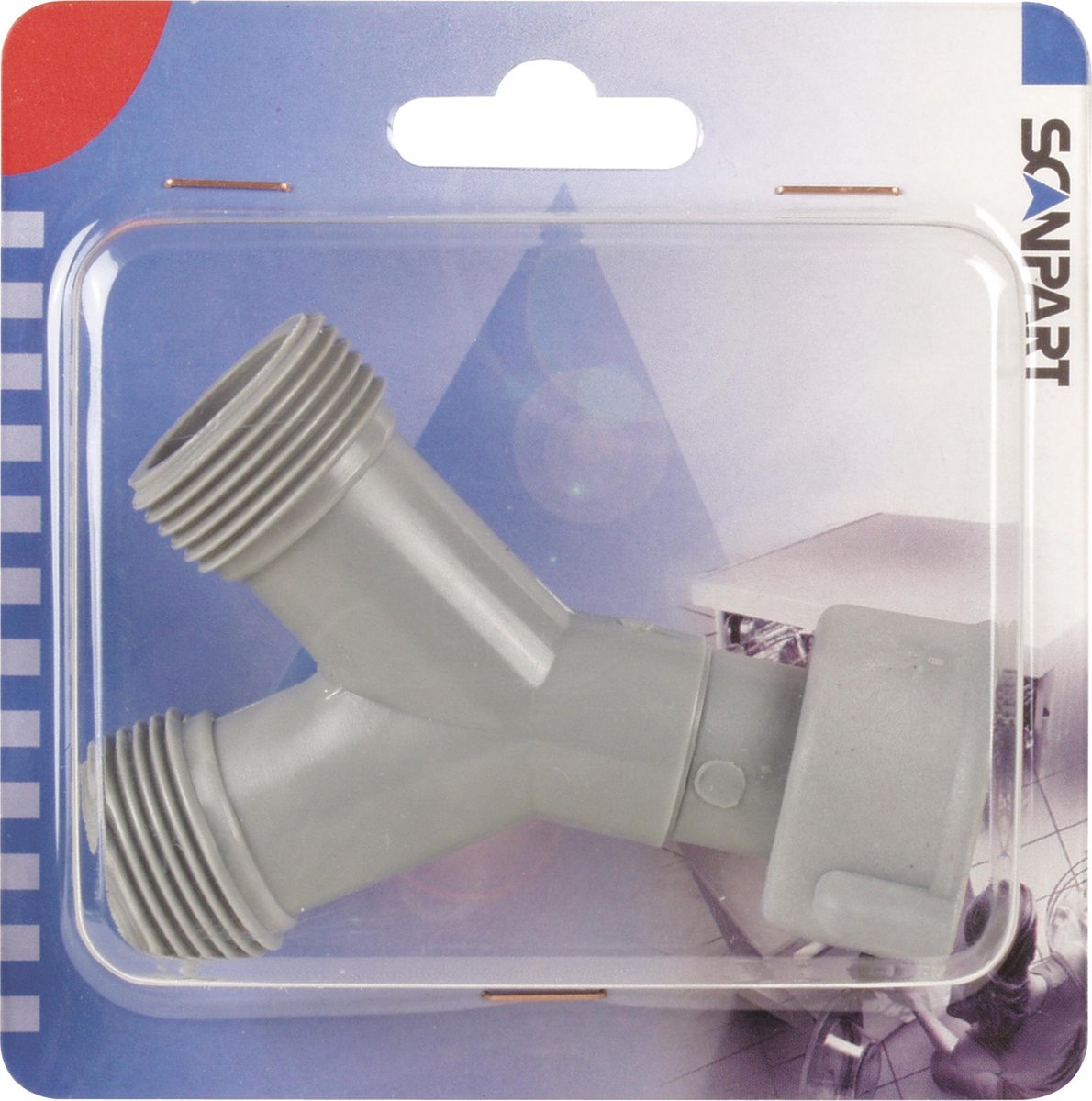y-stuk aanvoer 3/4 PVC