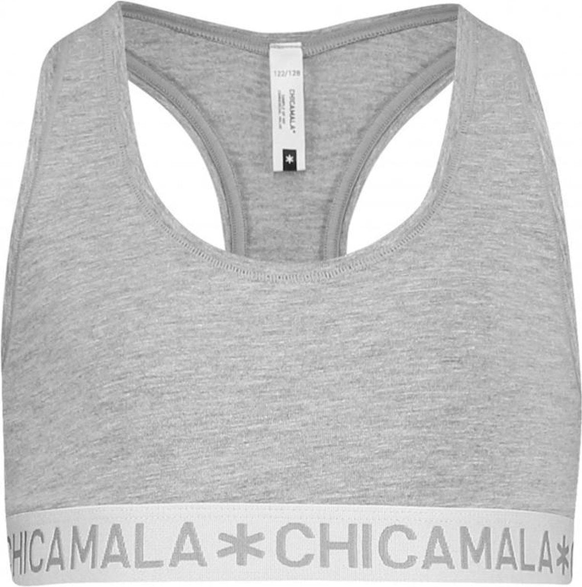 Muchachomalo Meisjes ondergoed Muchachomalo Girls Racer Back Solid grijs 158/164