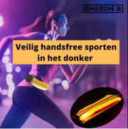 LED Running Belt | Geel |Waterproof | hardloop gordel | hardloop riem| hardloop verlichting|hardloop heupband | running belt| sport heuptasje | hardloop heuptas met LED | Jogging| hardlopen| fitness| Verstelbaar met oplaadbare USB kabel