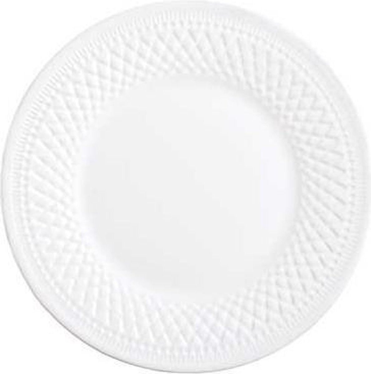 Alizee Perle - Wit Dessetbord - Ø 22cm