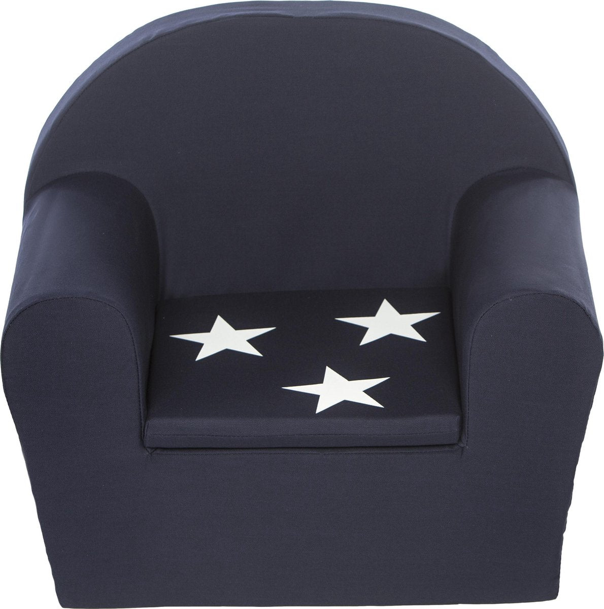 Peuterstoeltje-Kinderfauteuil Donkerblauw+ster