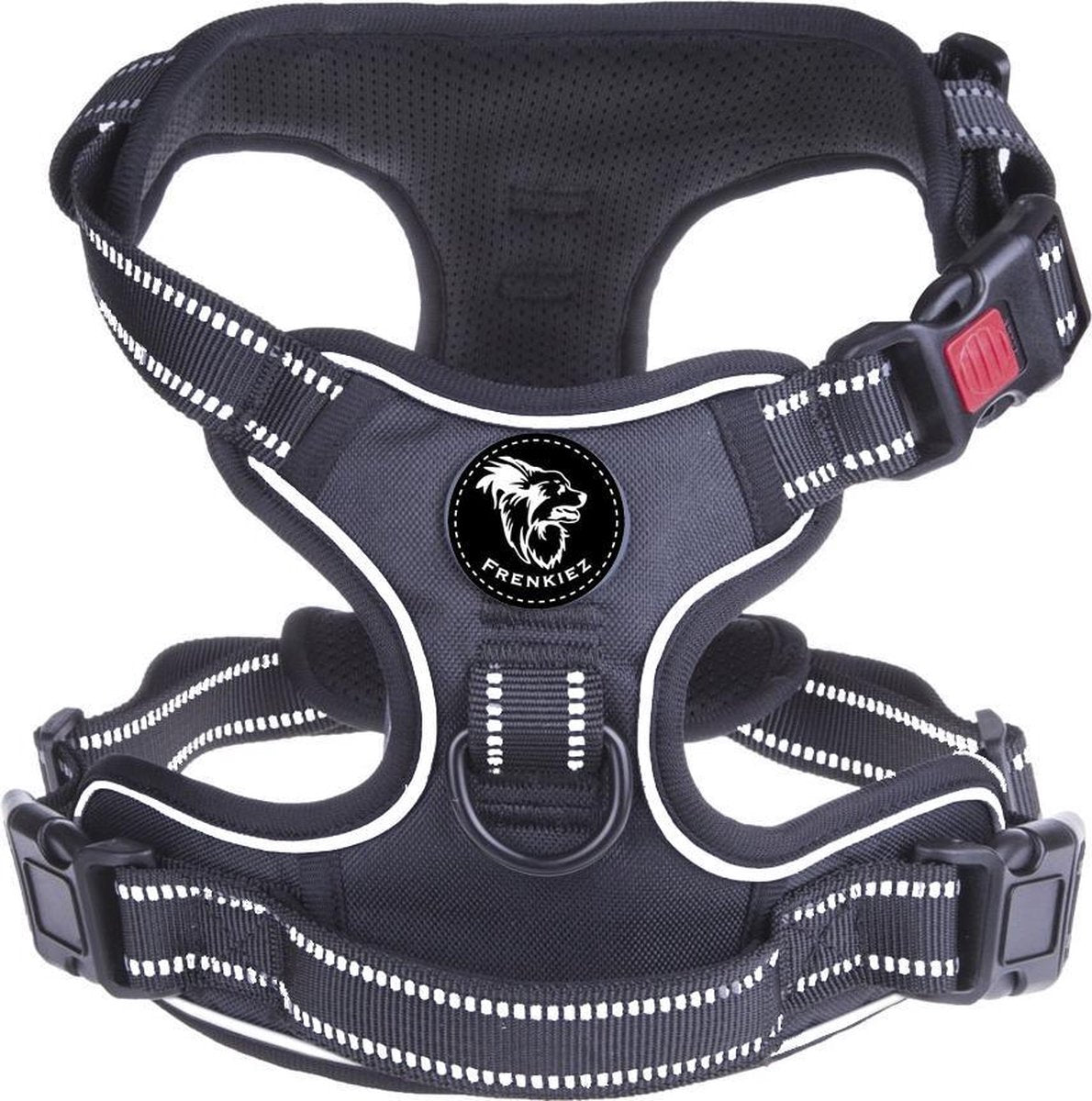 Frenkiez reflective no pull lockable harness