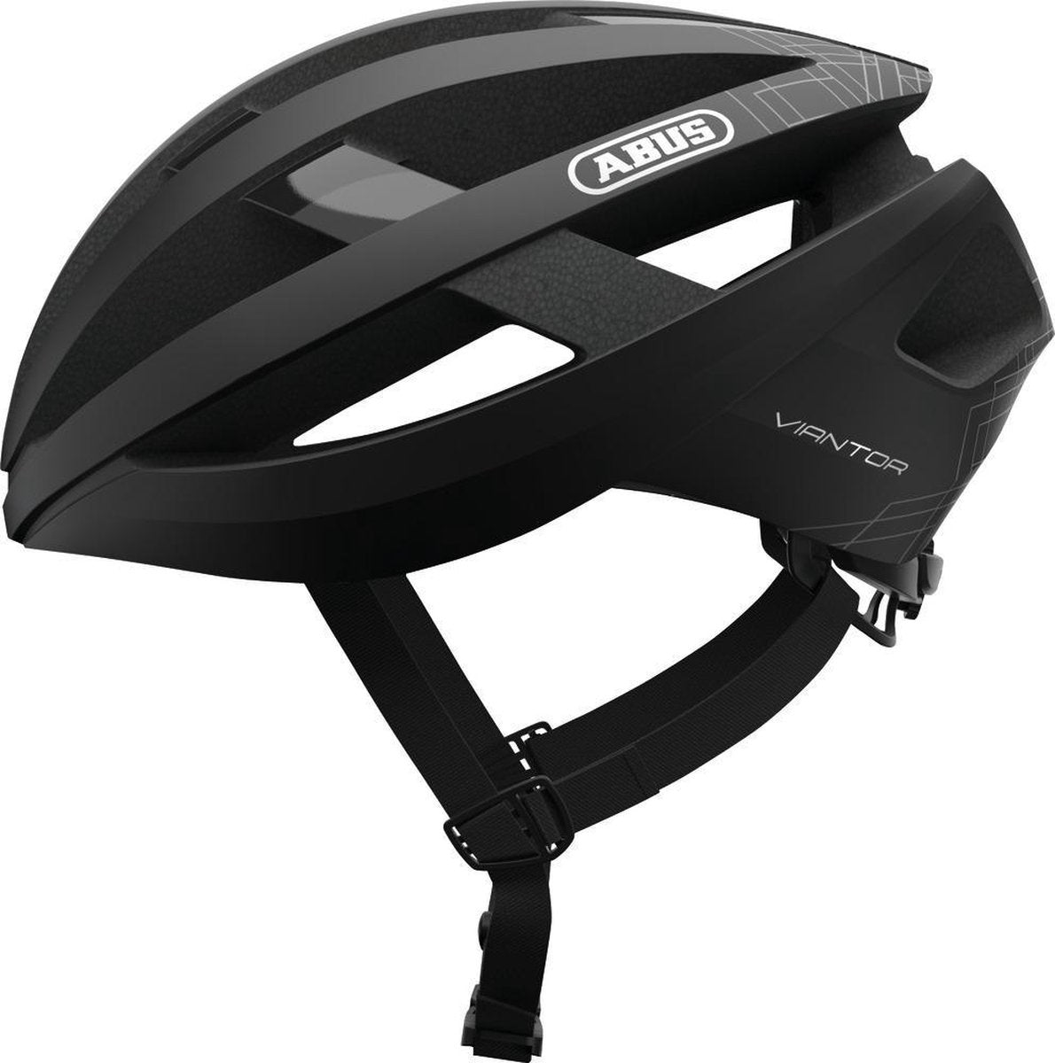 ABUS Viantor Fietshelm - Maat M (54cm) - Zwart