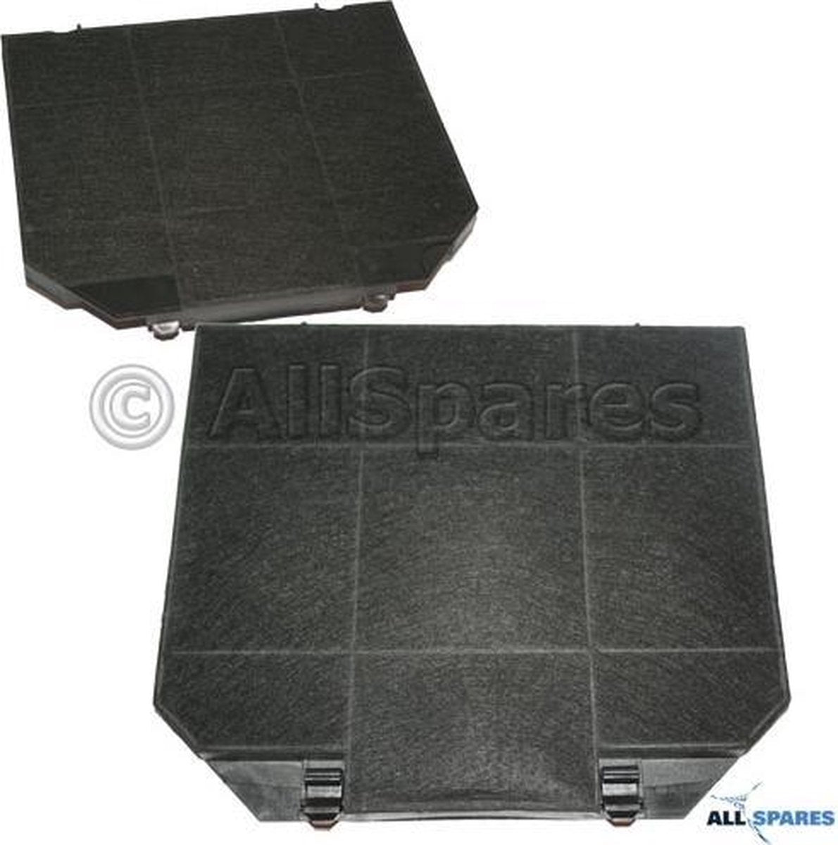 Koolstoffilter (2x) - AEG / Electrolux / EFF72 / 1120016756 / KITFC161 - Afzuigkapfilter van AllSpares