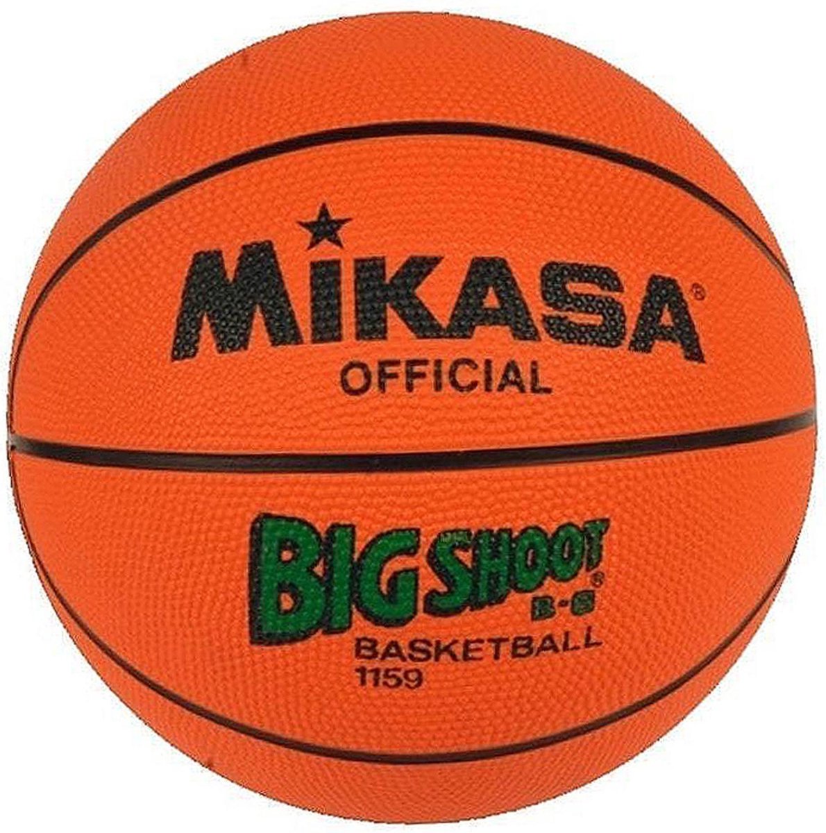 Mikasa Basketbal - oranje/zwart