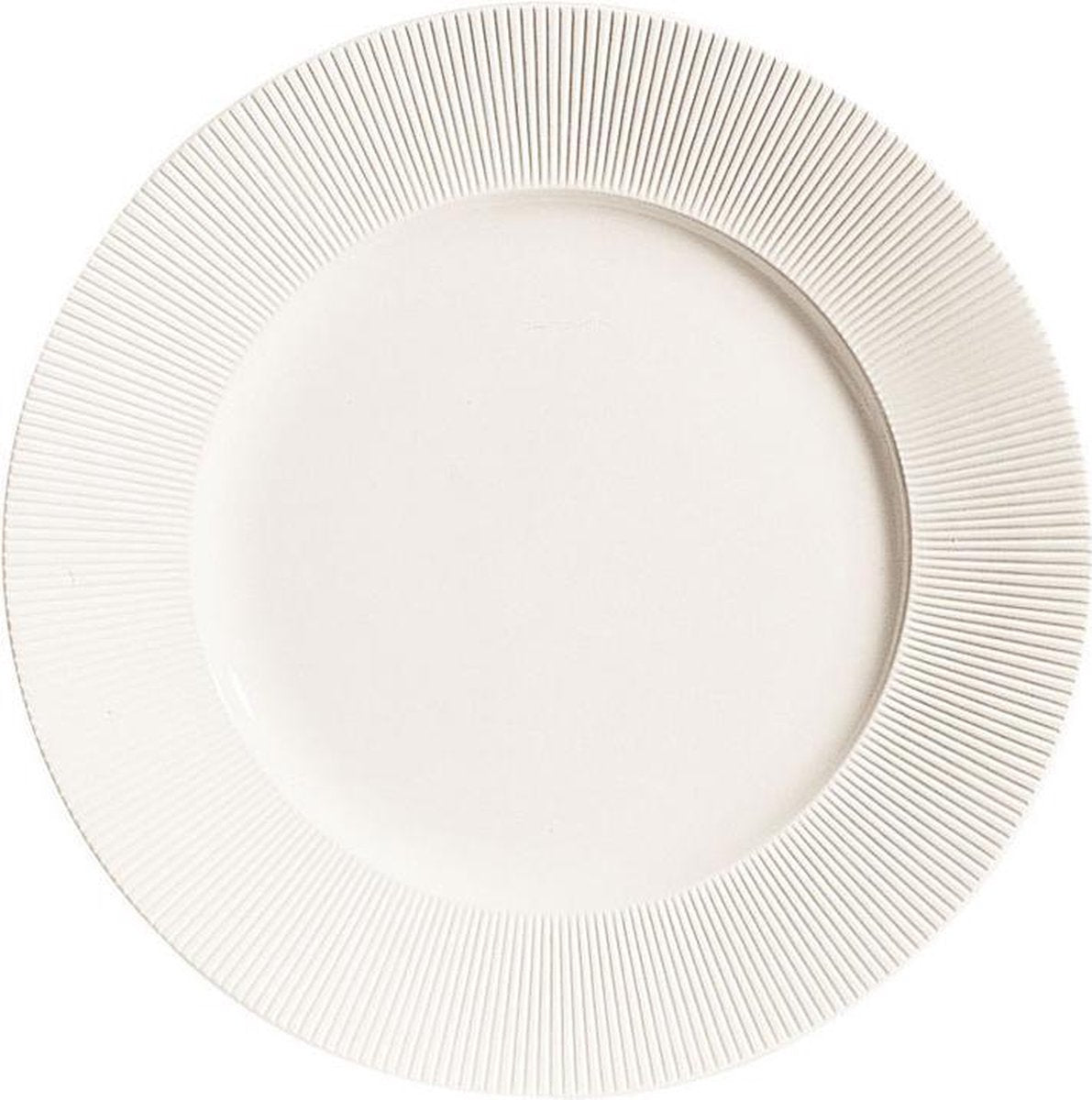 Chef&Sommelier Ginseng Bord - Porselein - Rond -Ø 28 cm - Wit