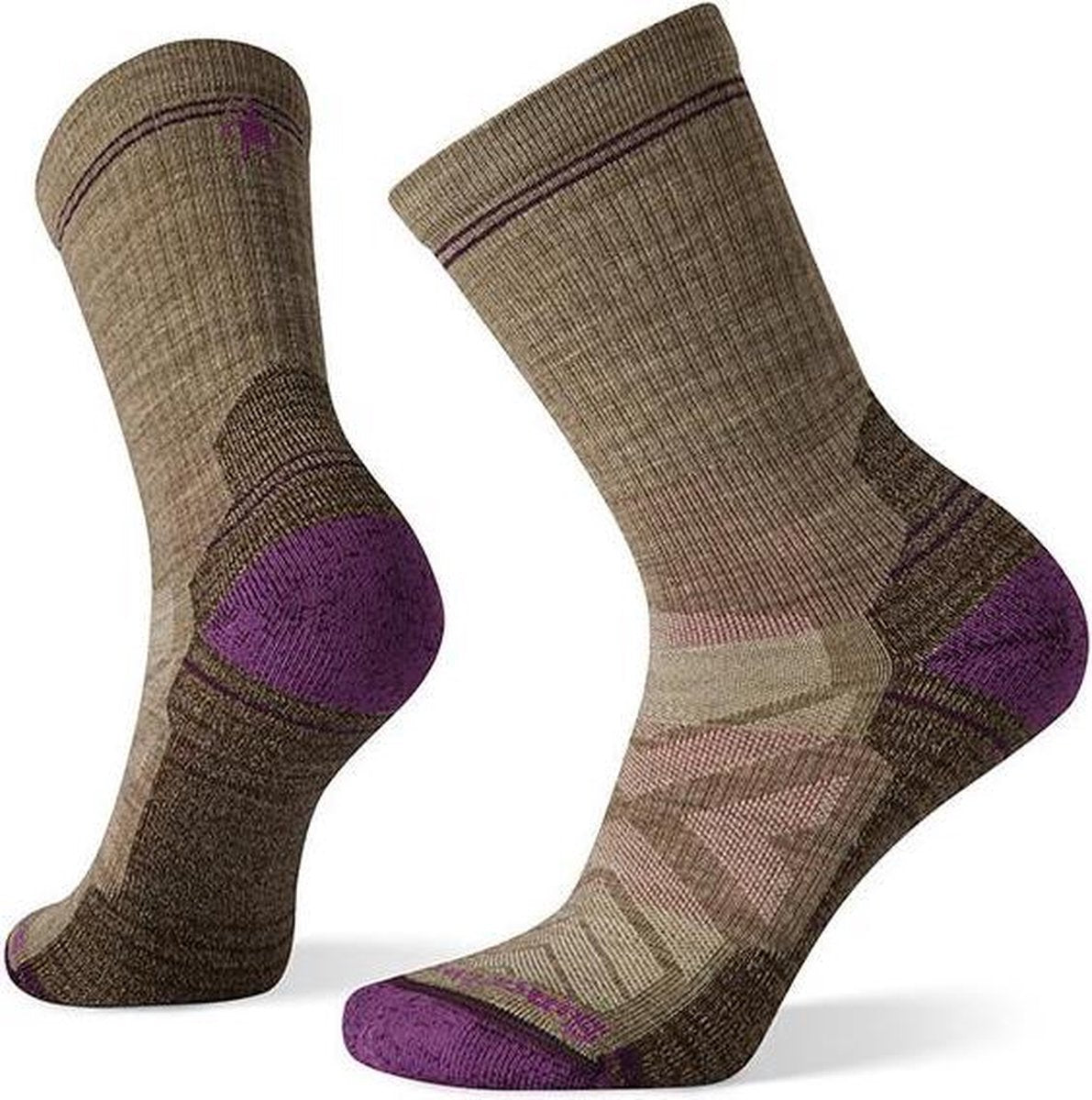Smartwool Hike Light Cushion Crew Fossil - Wandelsokken Dames