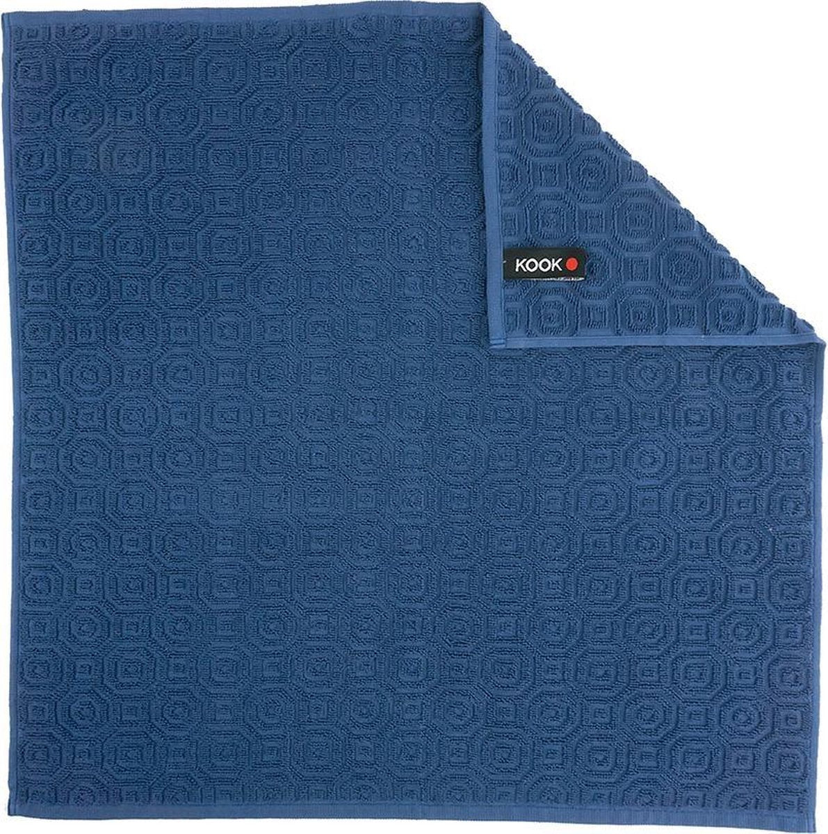 KOOK Keukendoek inka Blauw