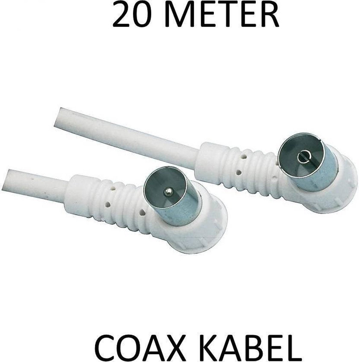 Bellson HQ haakse coax kabel 20 meter