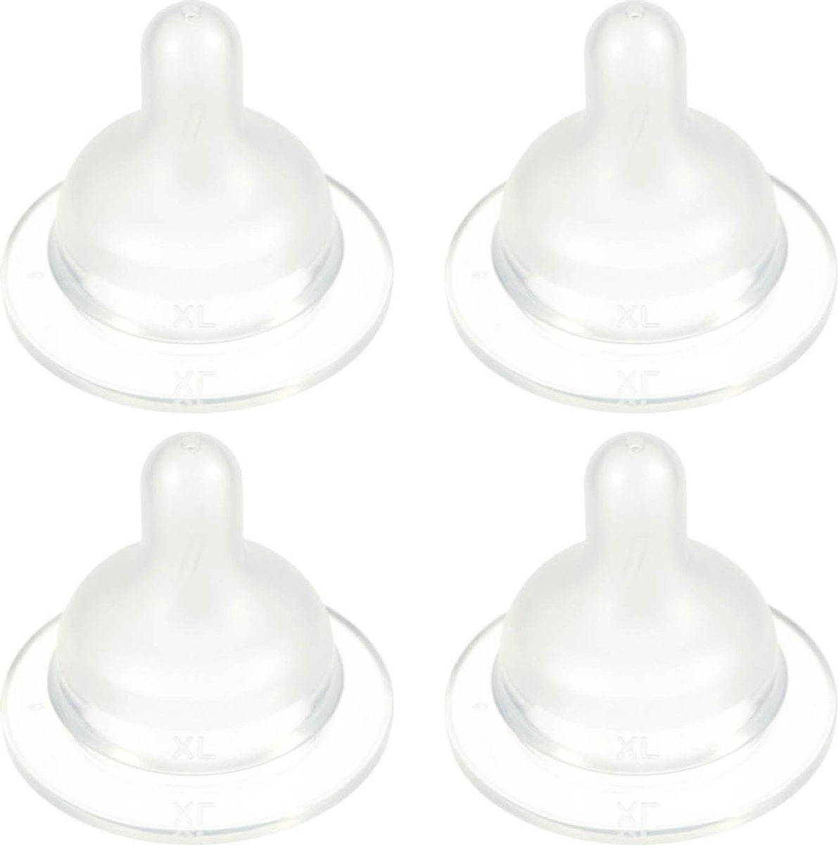 Difrax Flessenspeen Papspeen Wide - Maat XL - 4 stuks