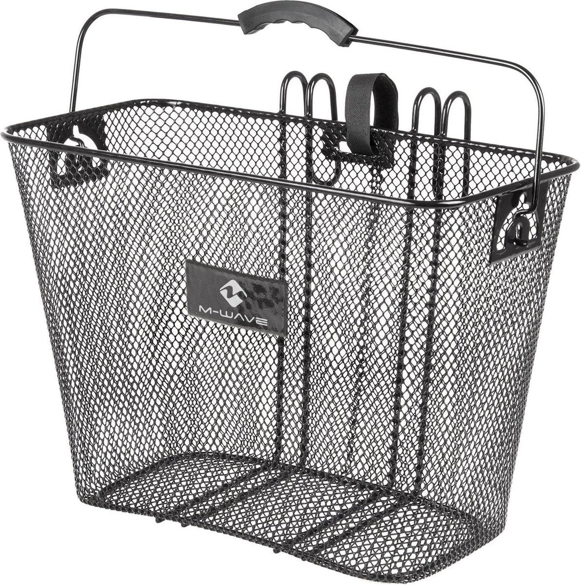 M-wave Fietsmand Achter Staal 17 Liter Zwart