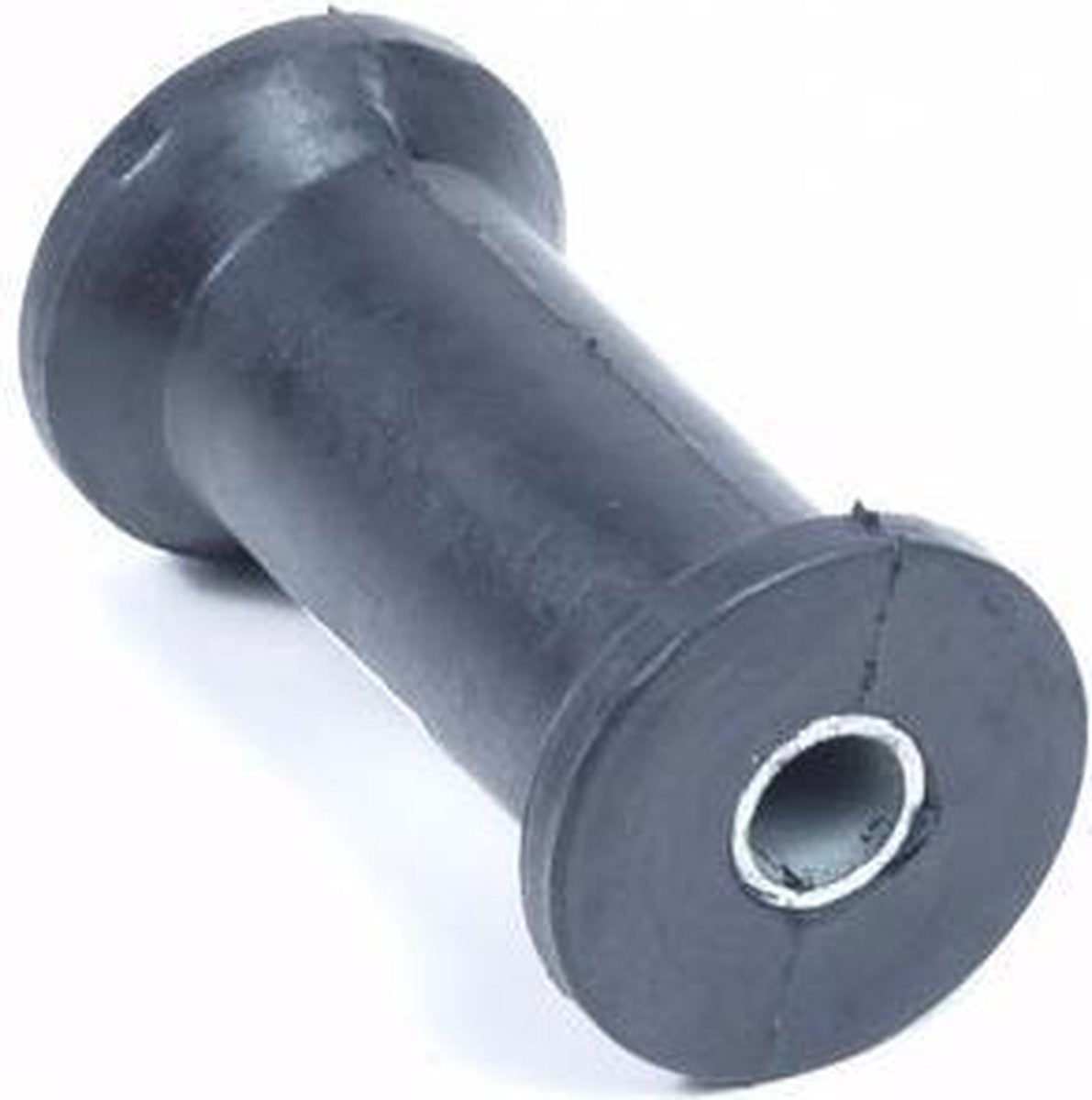 134x70 mm kielrol zwart 20 mm naafdiameter
