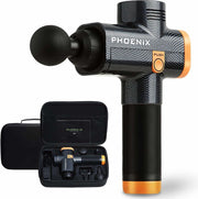 Phoenix Massage Gun A2- Massage Apparaat 24 V - Rug Massage - Schouder Massage - Spier ontspanning - Relaxing massage - Muscle tool - Sport massage apparaat - Massage Nek - Massage Rug - Massage Schouder - Transparant