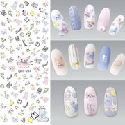 Nail art poes kitten kat nagel sticker