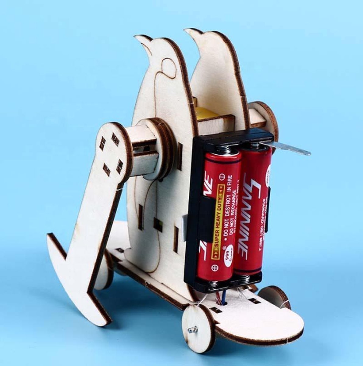DIY electric sliding penguin robot LEGO TECHNIC STYLE / DIY elektrische glijdende pinguïnrobot / Robot pingouin coulissant électrique bricolage