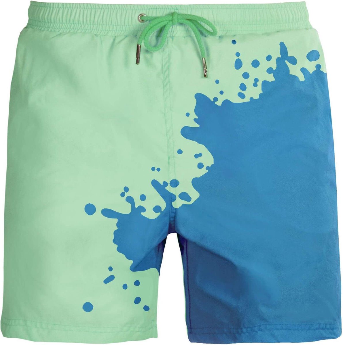 Blauw - Groen | Kleurveranderende zwembroek