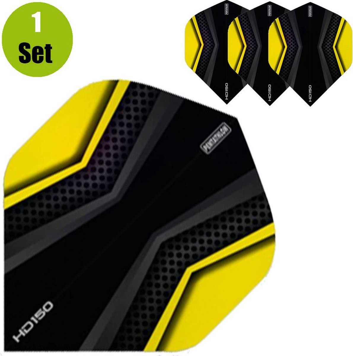 Pentathlon HD150 Dart Flights - Geel- ()