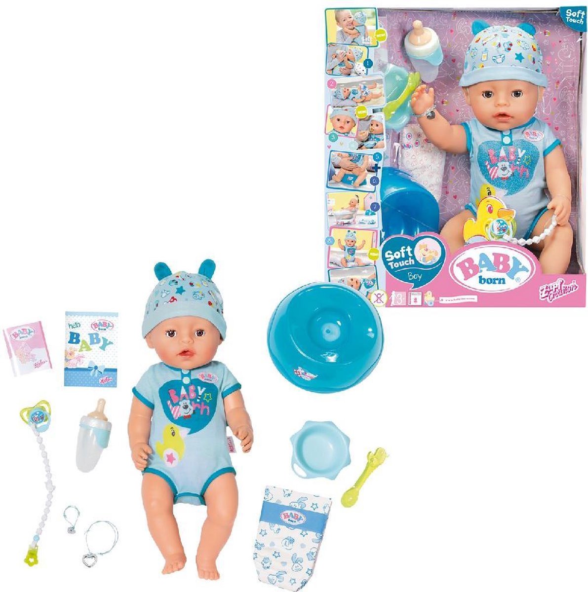 BABY Born Soft Touch Boy 43cm