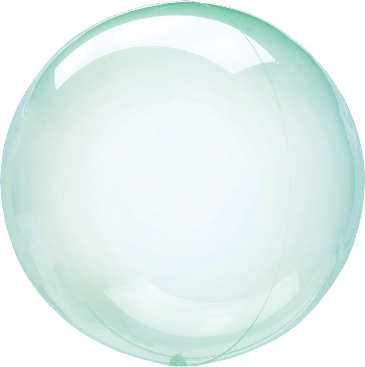 Anagram Folieballon Clearz Petite Crystal 30 Cm Transparant Groen