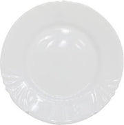 6x Dessert/gebaksbordjes wit glas 19