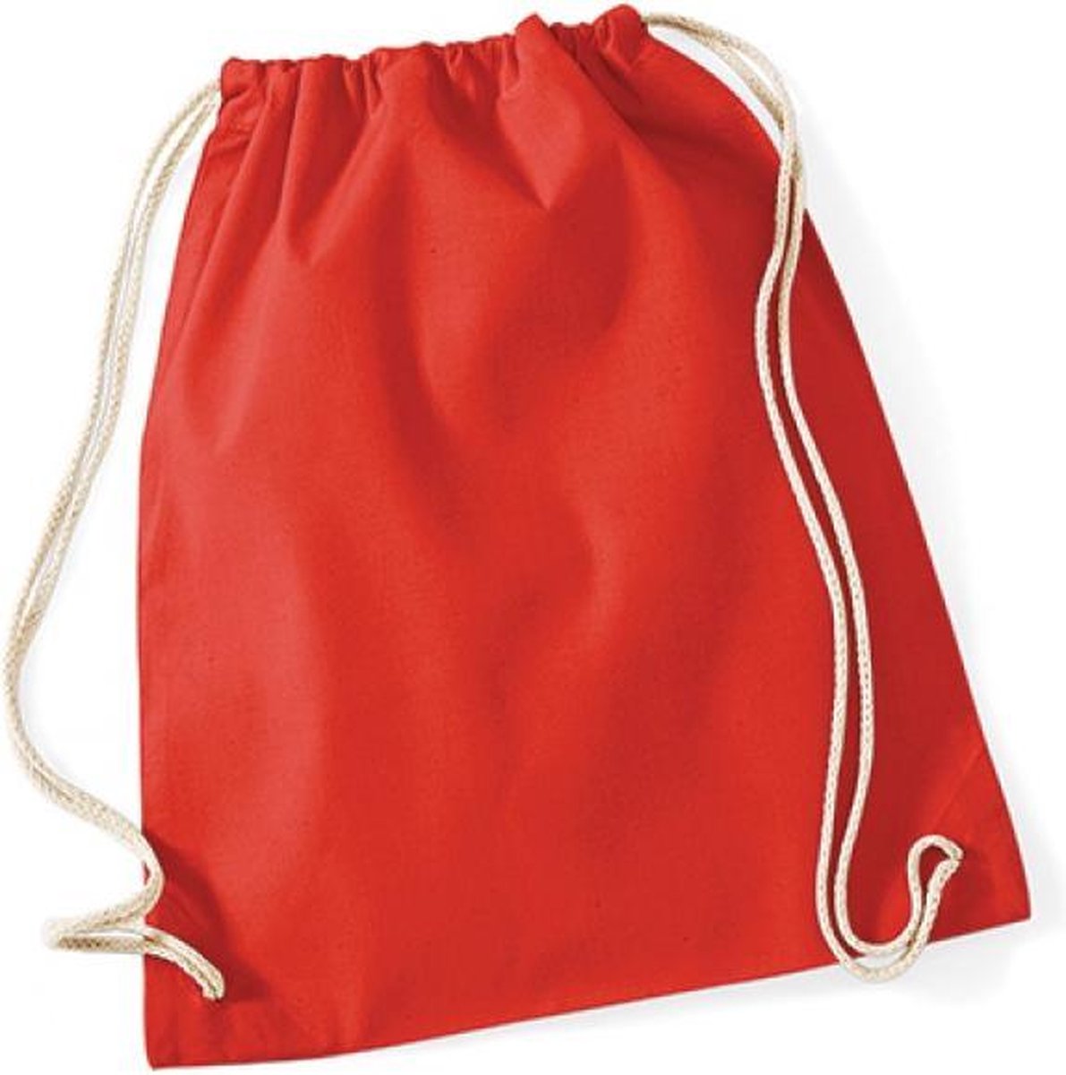 Cotton Gymsac (Helder Rood)