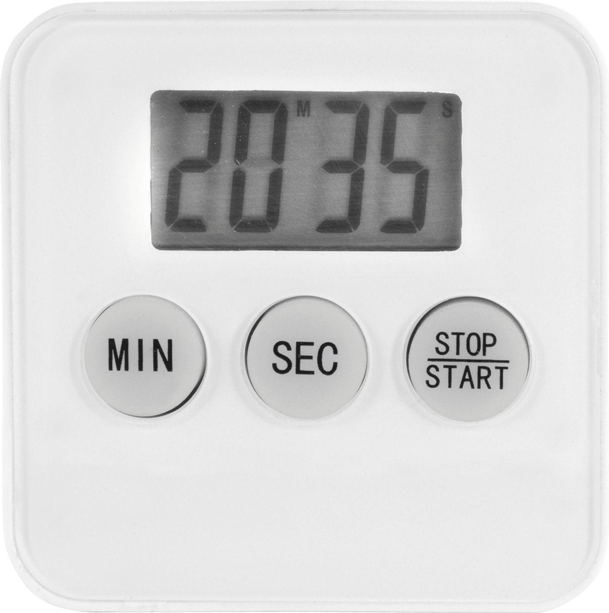 Kookwekker keuken wekker  timer in Wit inclusief Batterij