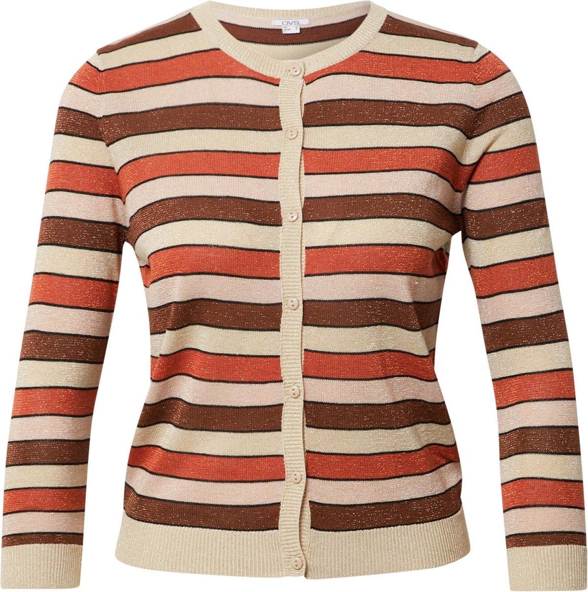Ovs gebreid vest Beige-L