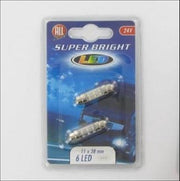 Buislamp 6-LED 24 VOLT Wit (Cool White) Auto-Vrachtwagen-Interieur-Hemel-Festoon-Binnenverlichting