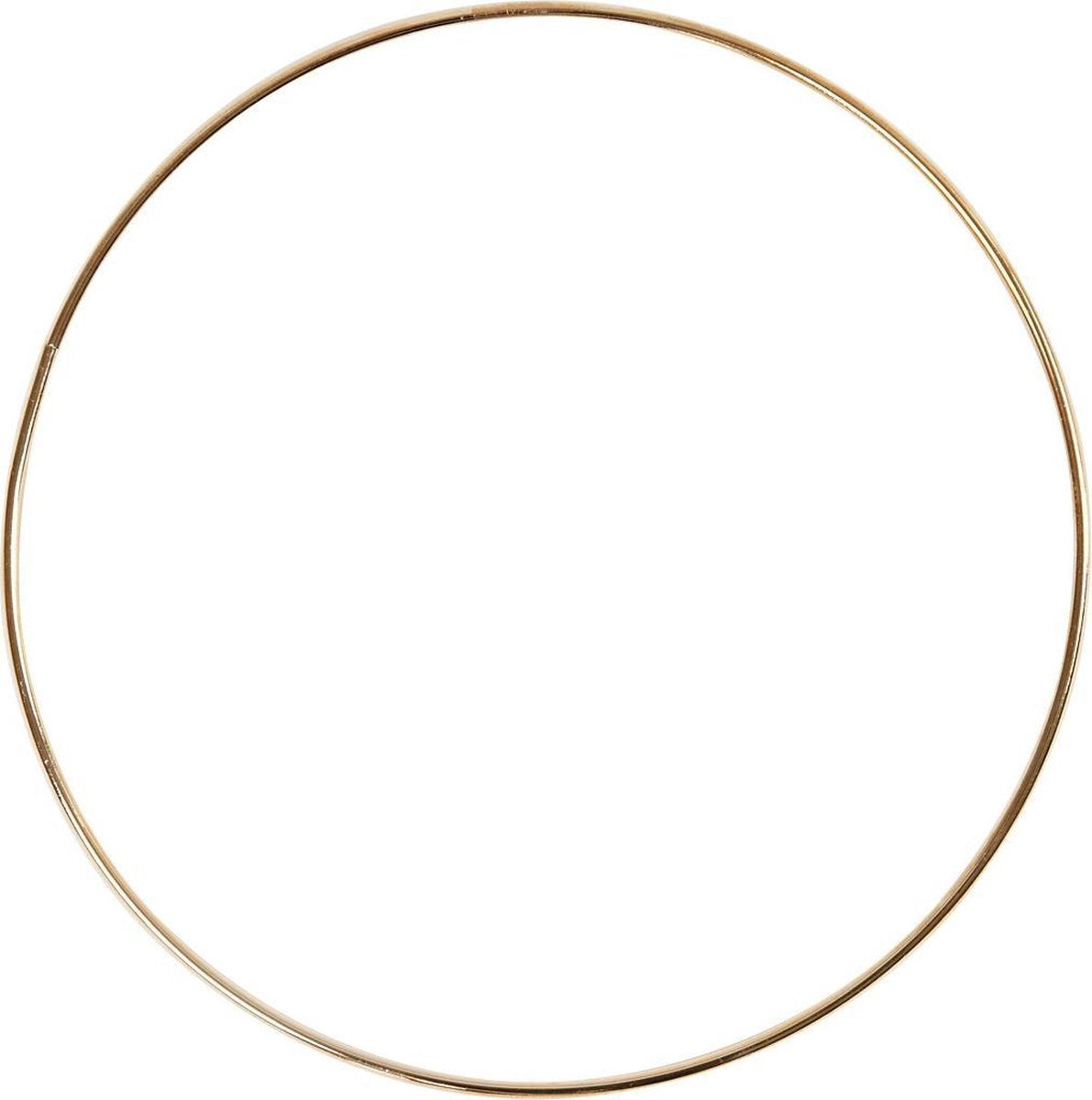 Creative Metalen Draadring 3 Mm Goud 20 Cm Per Stuk