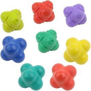 Vinex Reactie bal - Reactiebal - Reaction Ball - set van 8 ballen - 4x Ø 7 cm + 4x Ø 10 cm - Rubber - mix kleuren