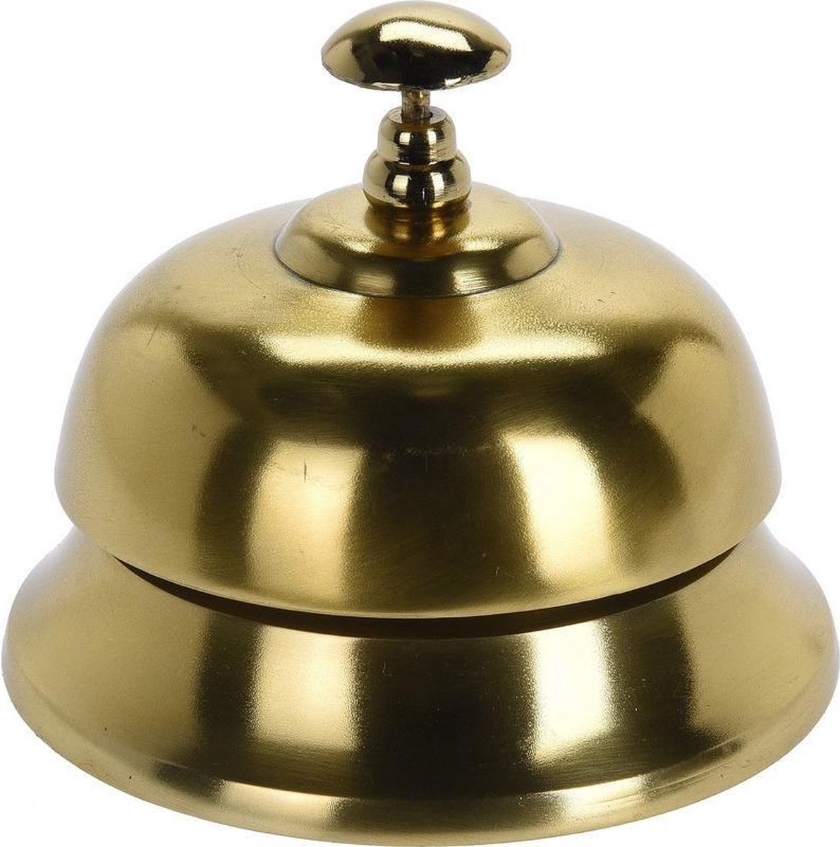 20xx Ronde gouden receptiebellen/baliebellen 10 cm - Metalen bel