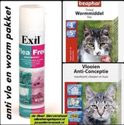 vlooien en wormen pakket kat tot 4.5 kg