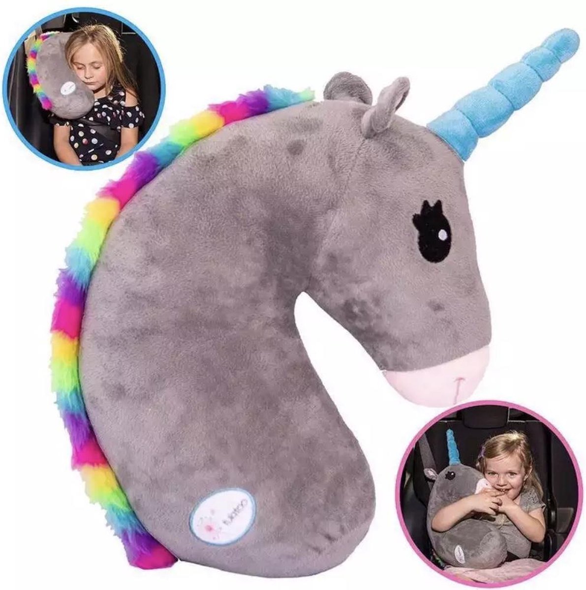 Unicorn Autogordel Beschermer -  Unicorn Slaapkussen Autogordel - Unicorn Knuffel - Eenhoorn Autogordel Beschermer