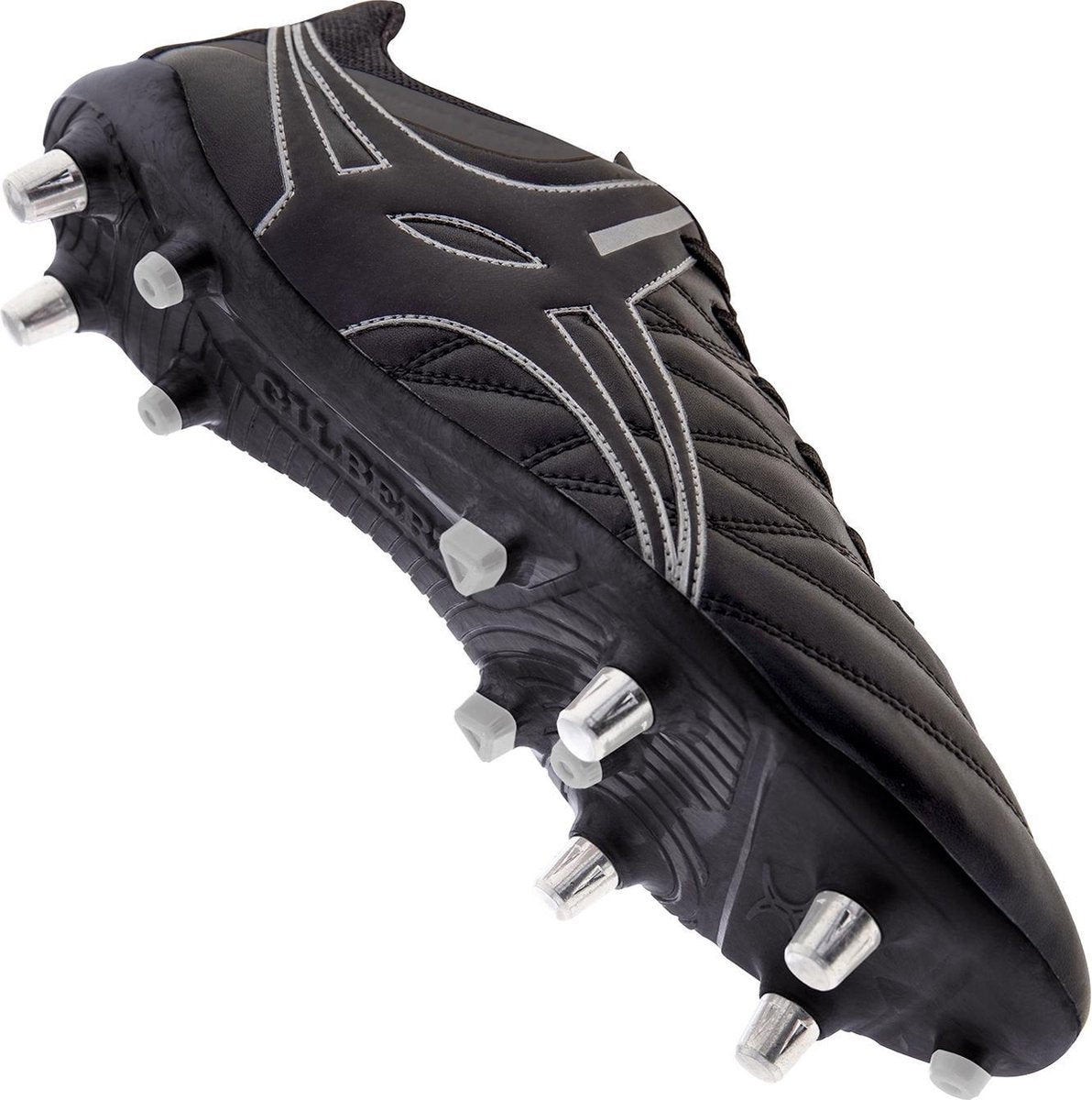 Gilbert rugbyschoenen Kaizen 1.0 Pwr 6S Zwart maat 44 1/2
