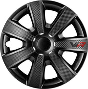 Autostyle Wieldoppen 14 inch VR Zwart - ABS